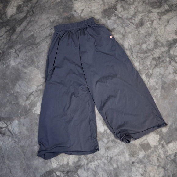 Lunya Organic Pima Cotton Wide Leg Pants S Black Relaxed Luxury Lounge Premium - Picture 5 of 9